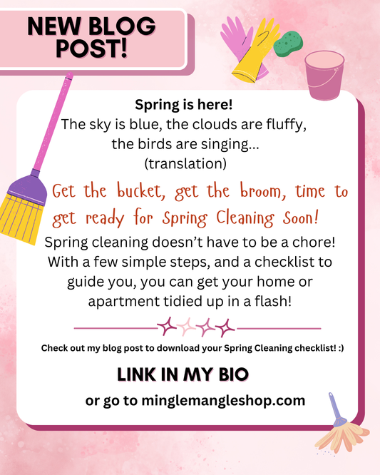 Spring Time Cleaning (with downloadable checklist)