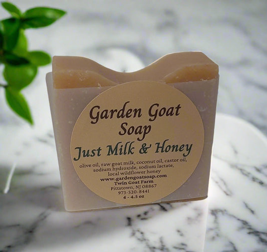 Milk and Honey Scent Goats Milk Soap Bar, Handmade Soap Bar