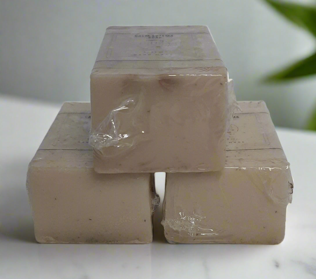 Calm Soap (Colloidal Oatmeal, Honey, Chamomile & Shea) Eczema, Handmade Soap Bar