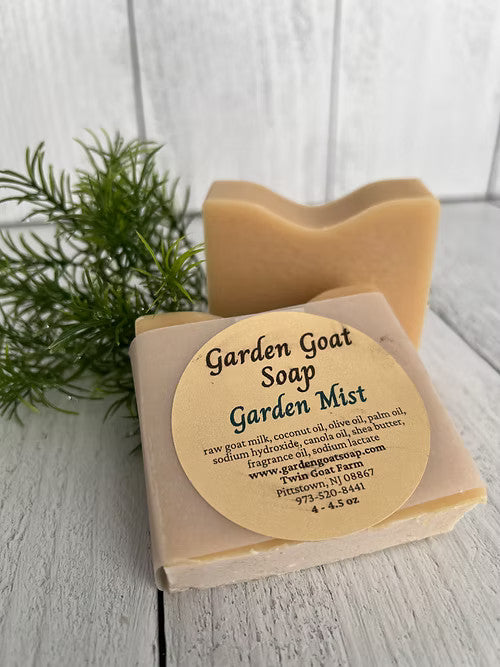 Garden Mist Scent Goats Milk Soap Bar, Handmade Soap Bar