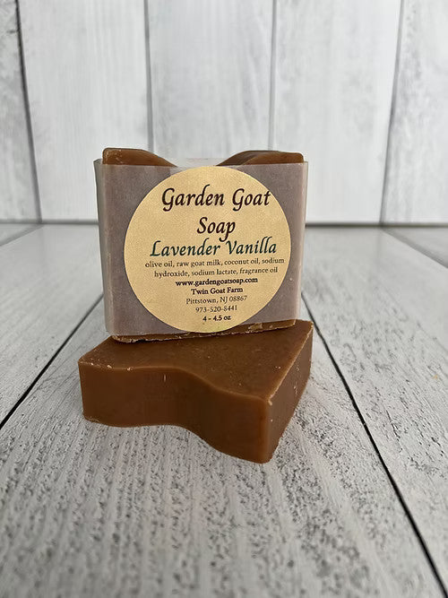 Lavender Vanilla Scent Goats Milk Soap Bar, Handmade Soap Bar