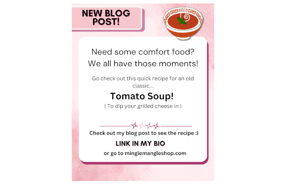 Tomato Soup Recipe for dipping Grilled Cheese in...YUM