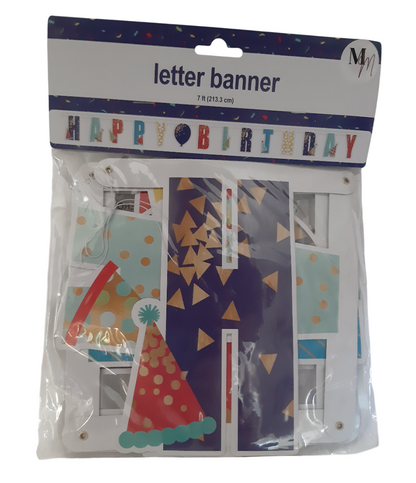 Happy Birthday Banner, Birthday Garland, Happy Birthday Wall Decoration, Colorful Happy Birthday Garland