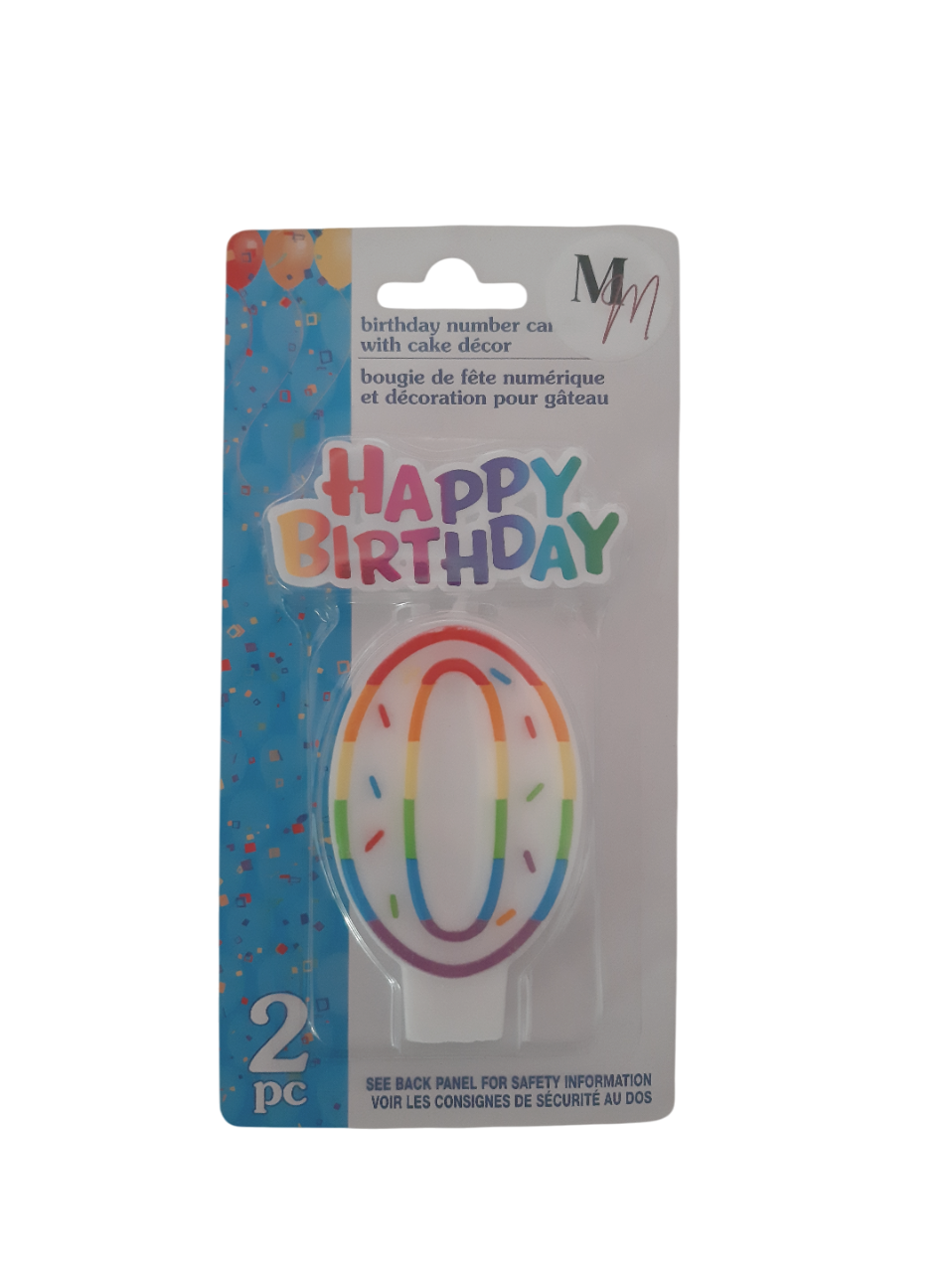 Number Birthday Candles,  Single Number Candle 2.5 inches x 2 inches Birthday Cake Candle, Celebration Candle, Multiple Number Options