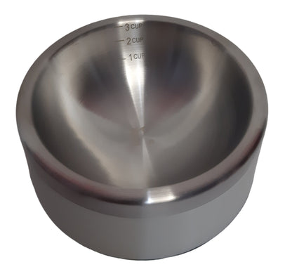 1 Piece Stainless Steel Rump Food Bowl with Plastic Holder, Pet Food or Water Bowl, Dishwasher-Safe, Dog Bowl, Cat Bowl