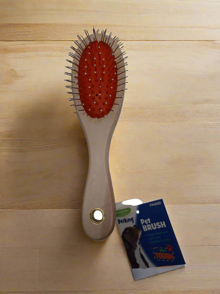 Double Sided Pet Brush for Dog or Cat, Multi Brush for Pets, Pin & Bristle Combo Dog Brush