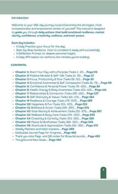 My Journey - Self motivation guide - A 365 day self motivational guided journal