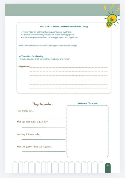 My Journey - Self motivation guide - A 365 day self motivational guided journal