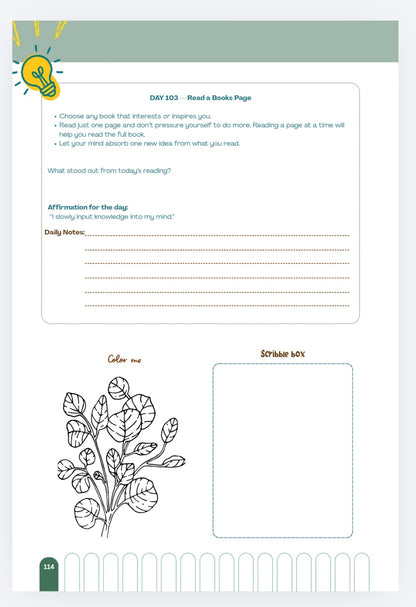 My Journey - Self motivation guide - A 365 day self motivational guided journal