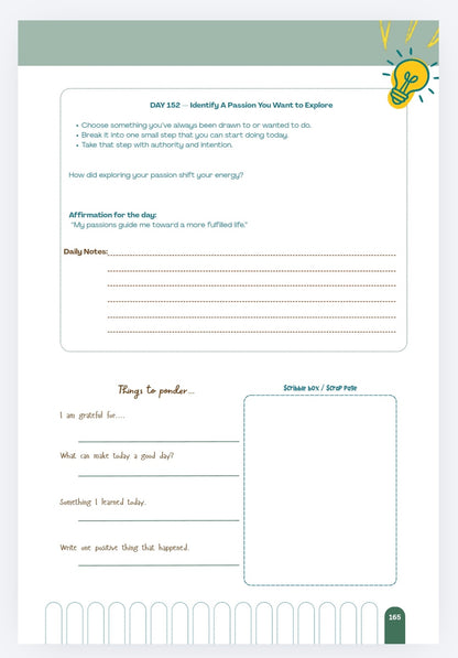 My Journey - Self motivation guide - A 365 day self motivational guided journal