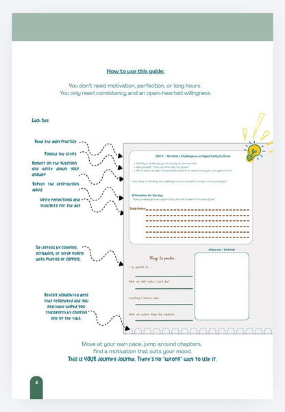 My Journey - Self motivation guide - A 365 day self motivational guided journal