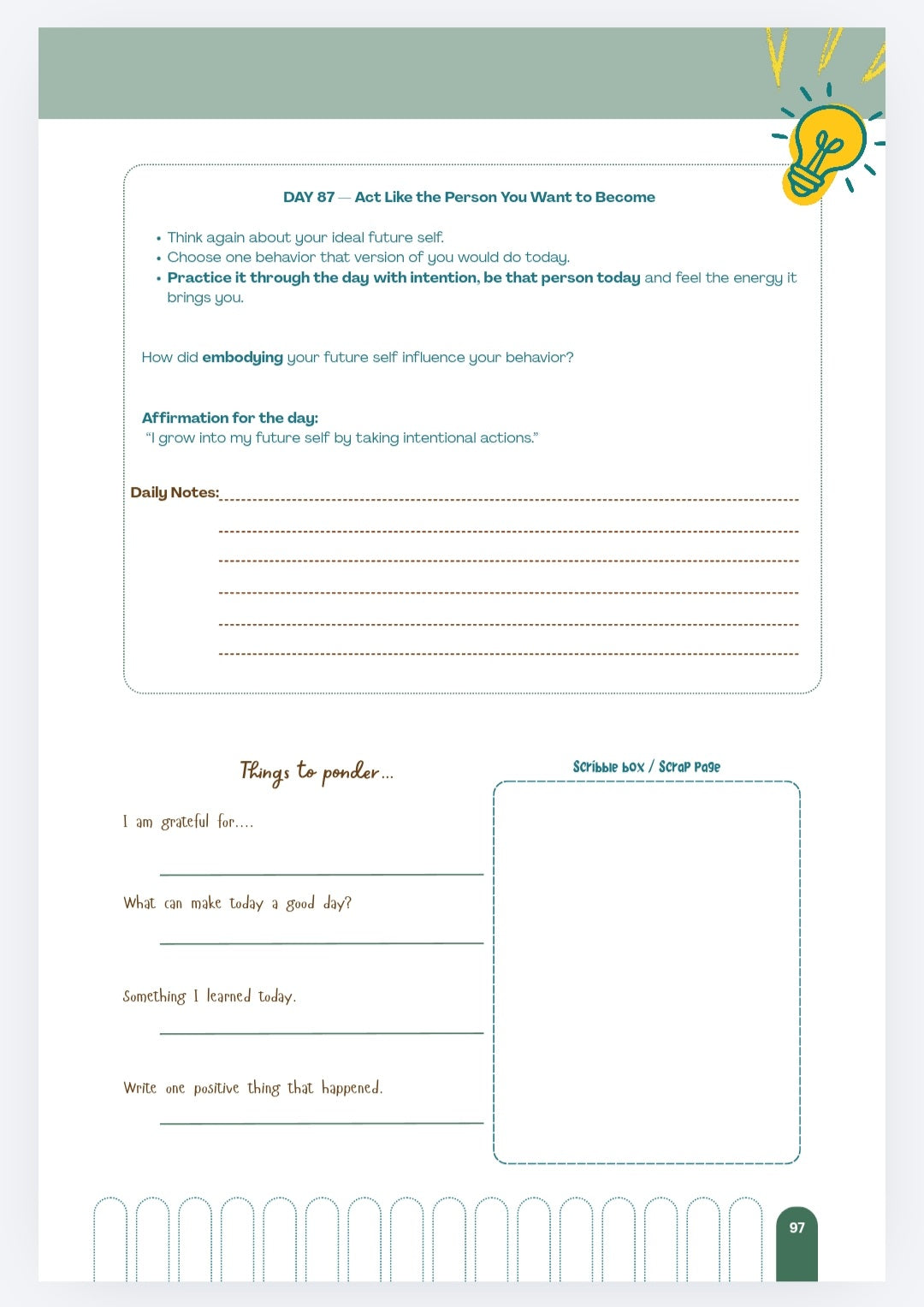 My Journey - Self motivation guide - A 365 day self motivational guided journal